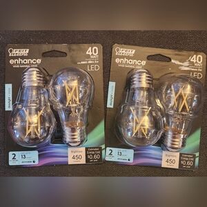 Feit Elctric LED Bulbs 40 Watt 4 Total